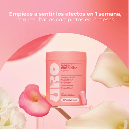 URO — Probióticos Vaginales 60 cápsulas | Apoyo para flora íntima y bienestar urinario