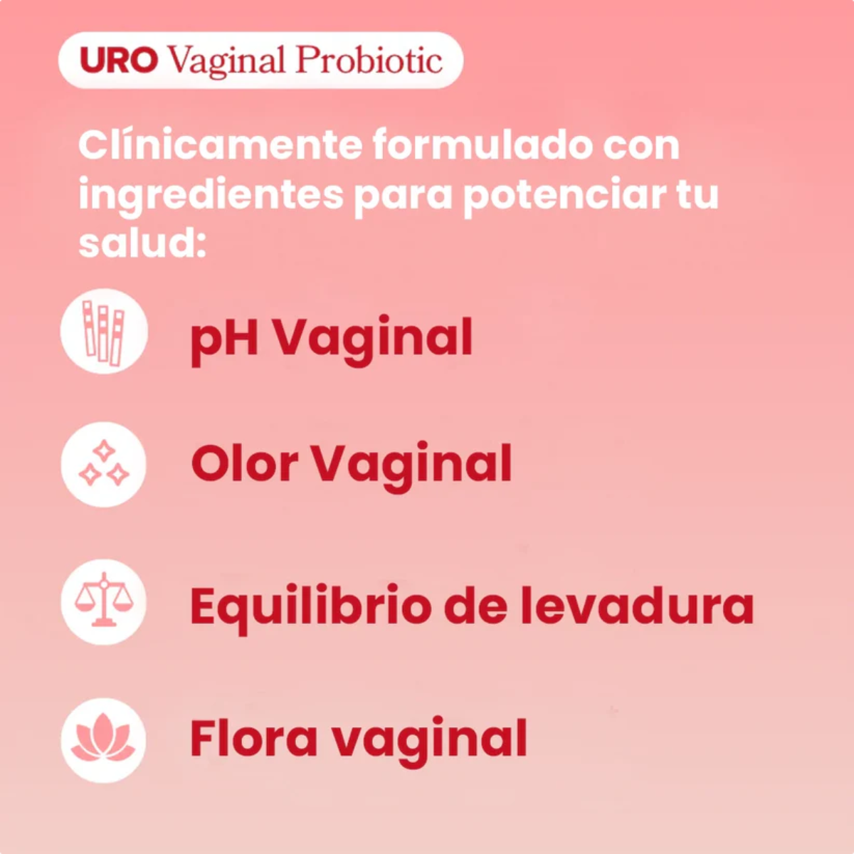 URO — Probióticos Vaginales 60 cápsulas | Apoyo para flora íntima y bienestar urinario