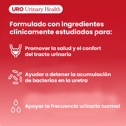 URO — Probióticos Vaginales 60 cápsulas | Apoyo para flora íntima y bienestar urinario