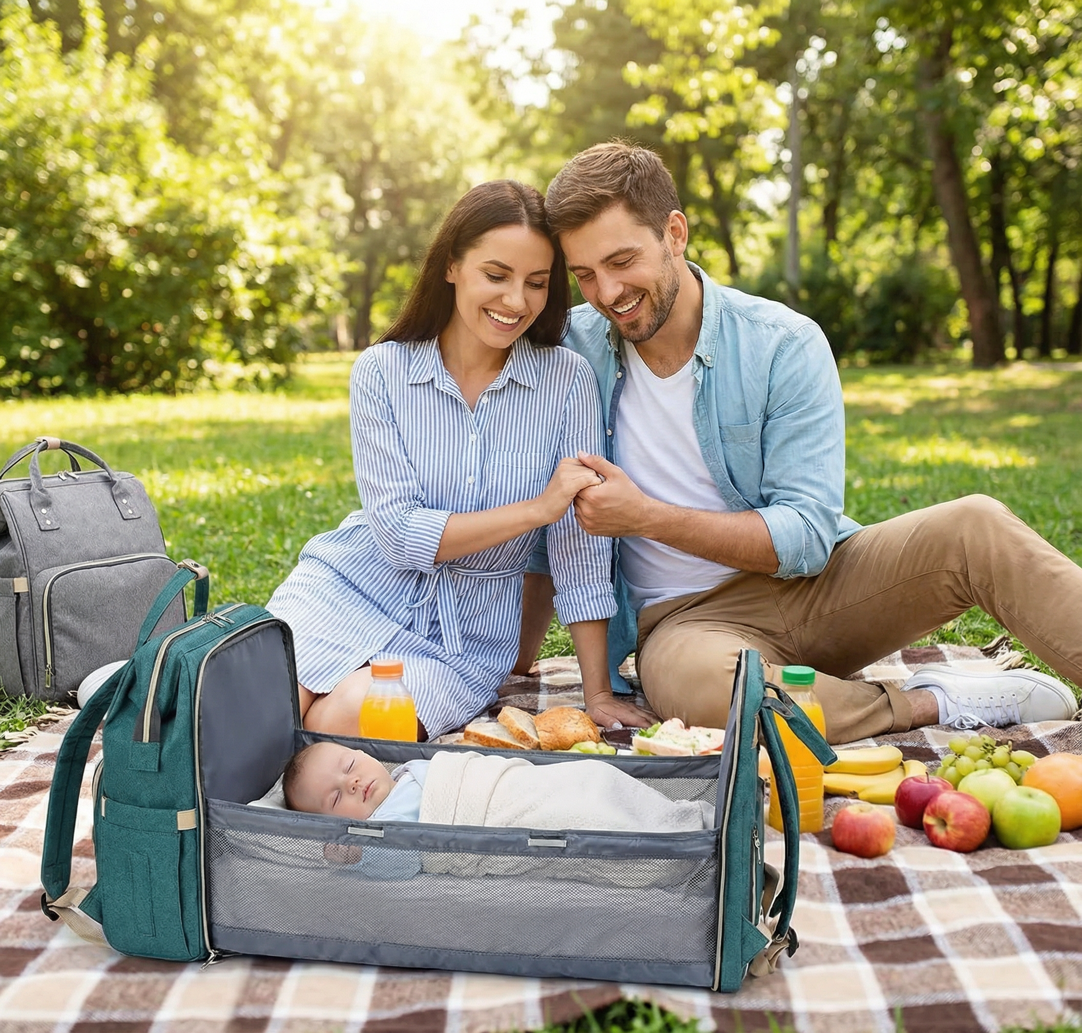Mochila Panelera Cambiadora Confort – Más Comodidad para Papás Modernos